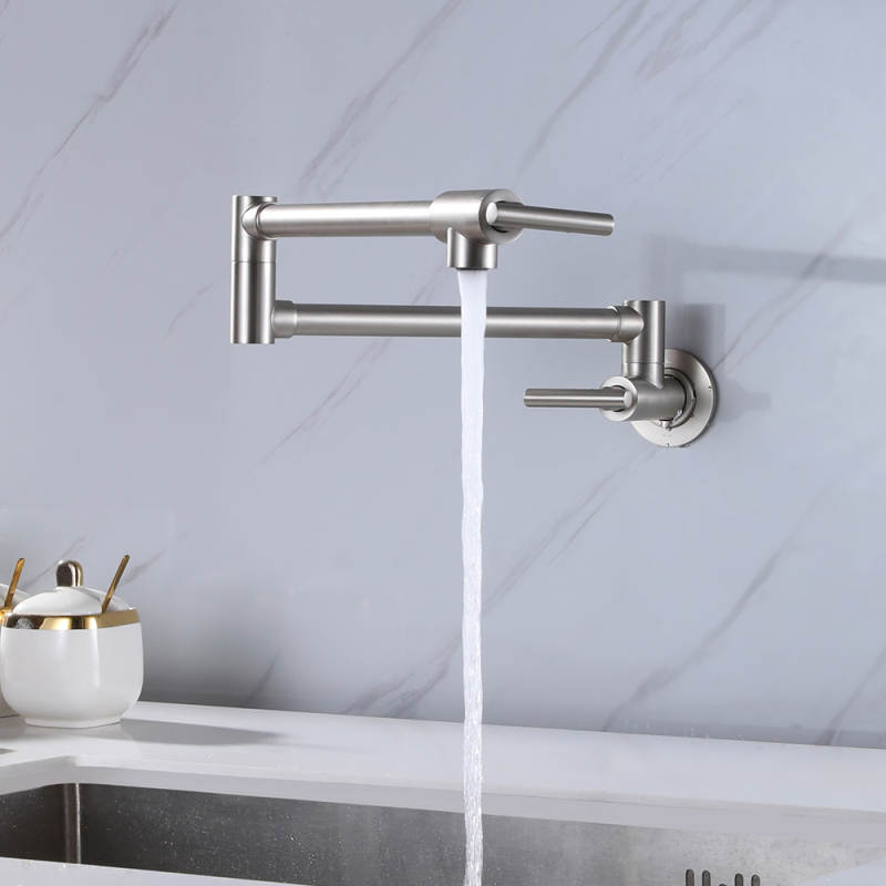 Commercial Kitchen Tap With Spray - Настенный коммерческий кухонный смеситель для плиты