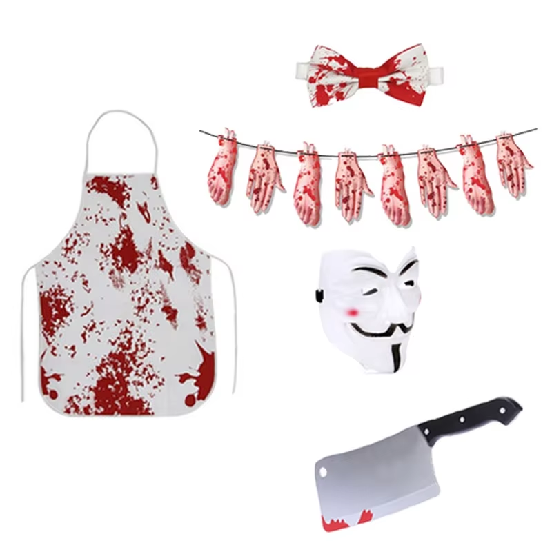 Commercial Kitchen Knife Set - PESENAR Набор для Хэллоуина: имитация кровавых