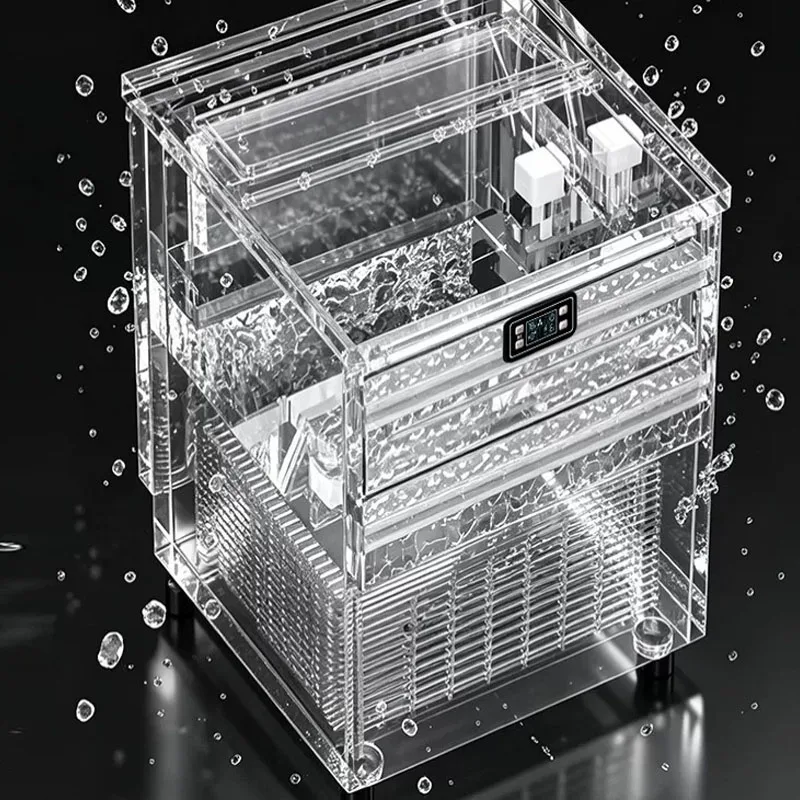 Commercial Ice Maker - Коммерческий льдогенератор, большая квадратная машина для