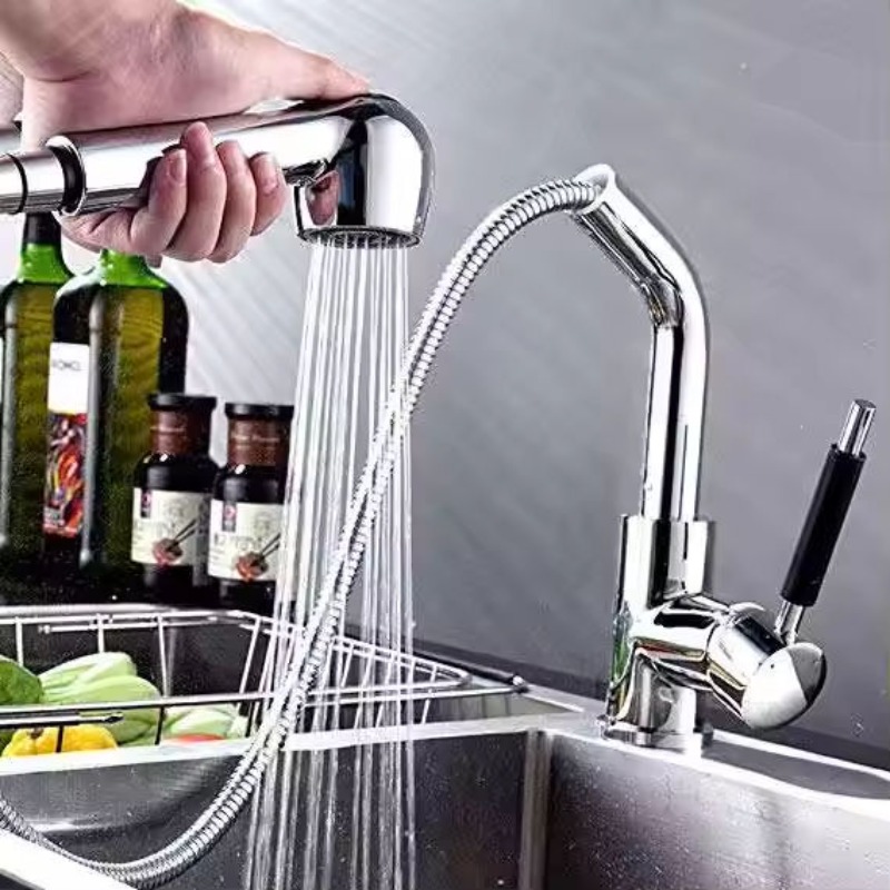 Выдвижной кухонный смеситель с – обзор и цена Commercial Kitchen Tap With Spray