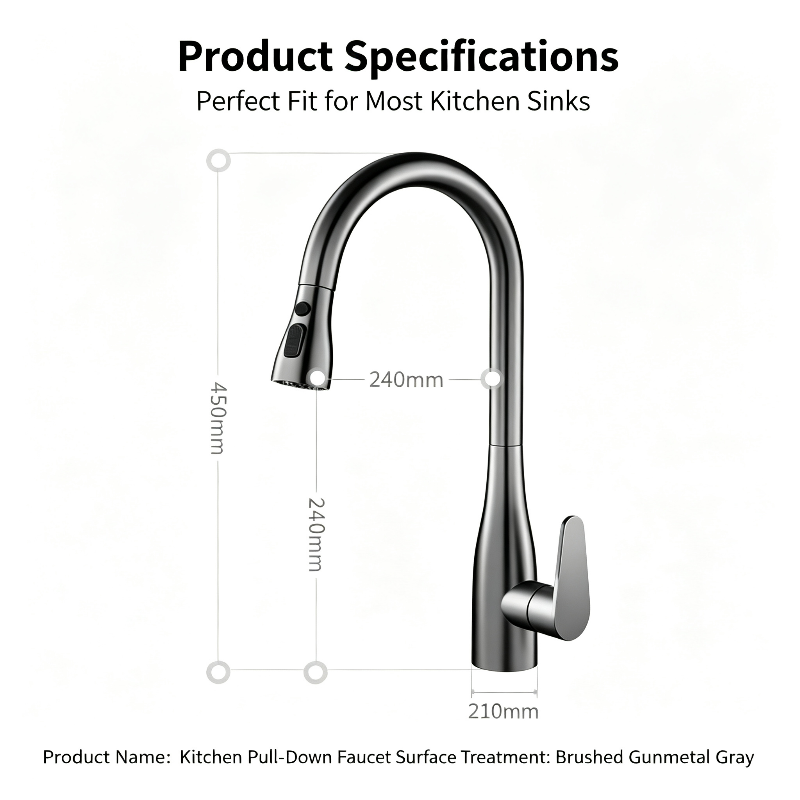 Горячая распродажа: Выдвижной  – обзор и цена Commercial Kitchen Tap With Spray