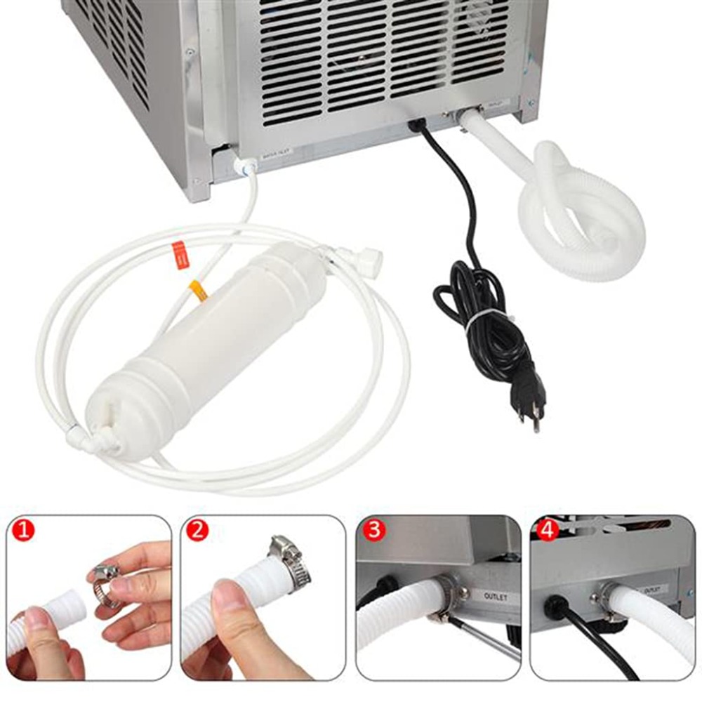 Коммерческий льдогенератор 110 – обзор и цена Commercial Ice Maker