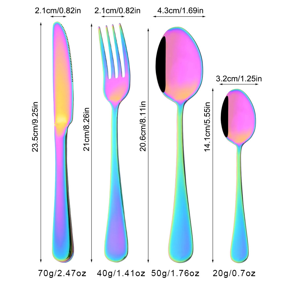 24 шт., набор столовых приборо – обзор и цена Commercial Kitchen Knife Set