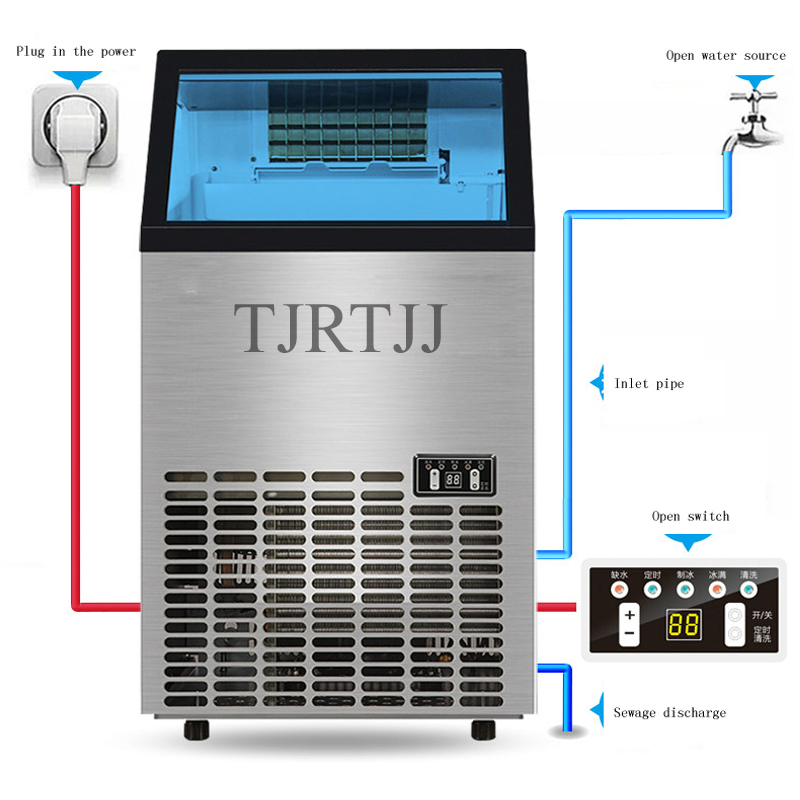 Льдогенератор 110В/220В, комме – обзор и цена Commercial Ice Maker