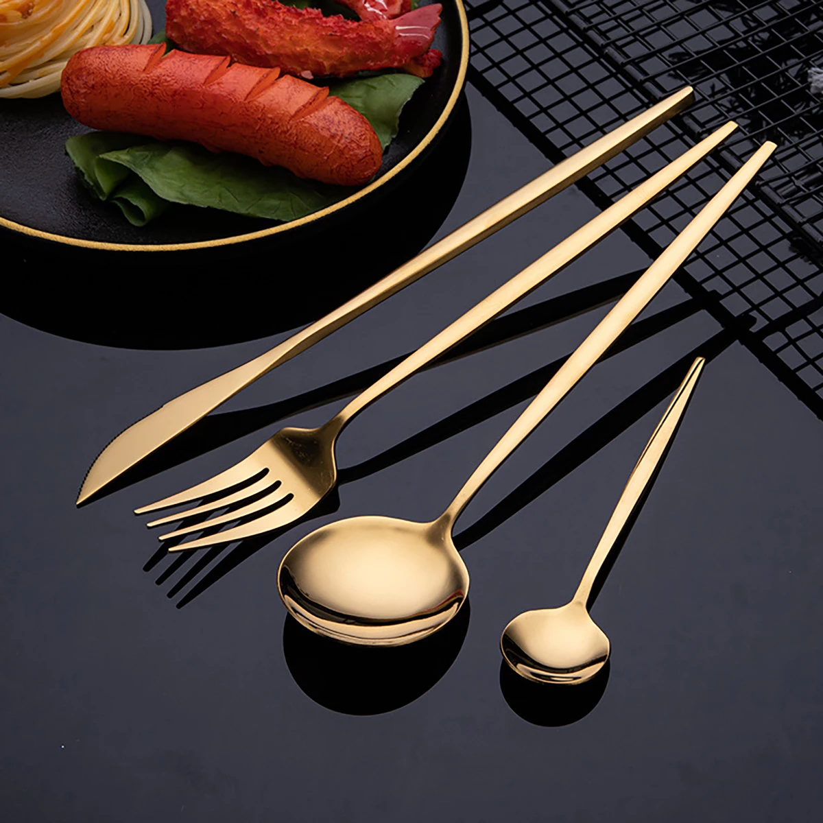 16 шт., столовые приборы из не – обзор и цена Commercial Kitchen Knife Set