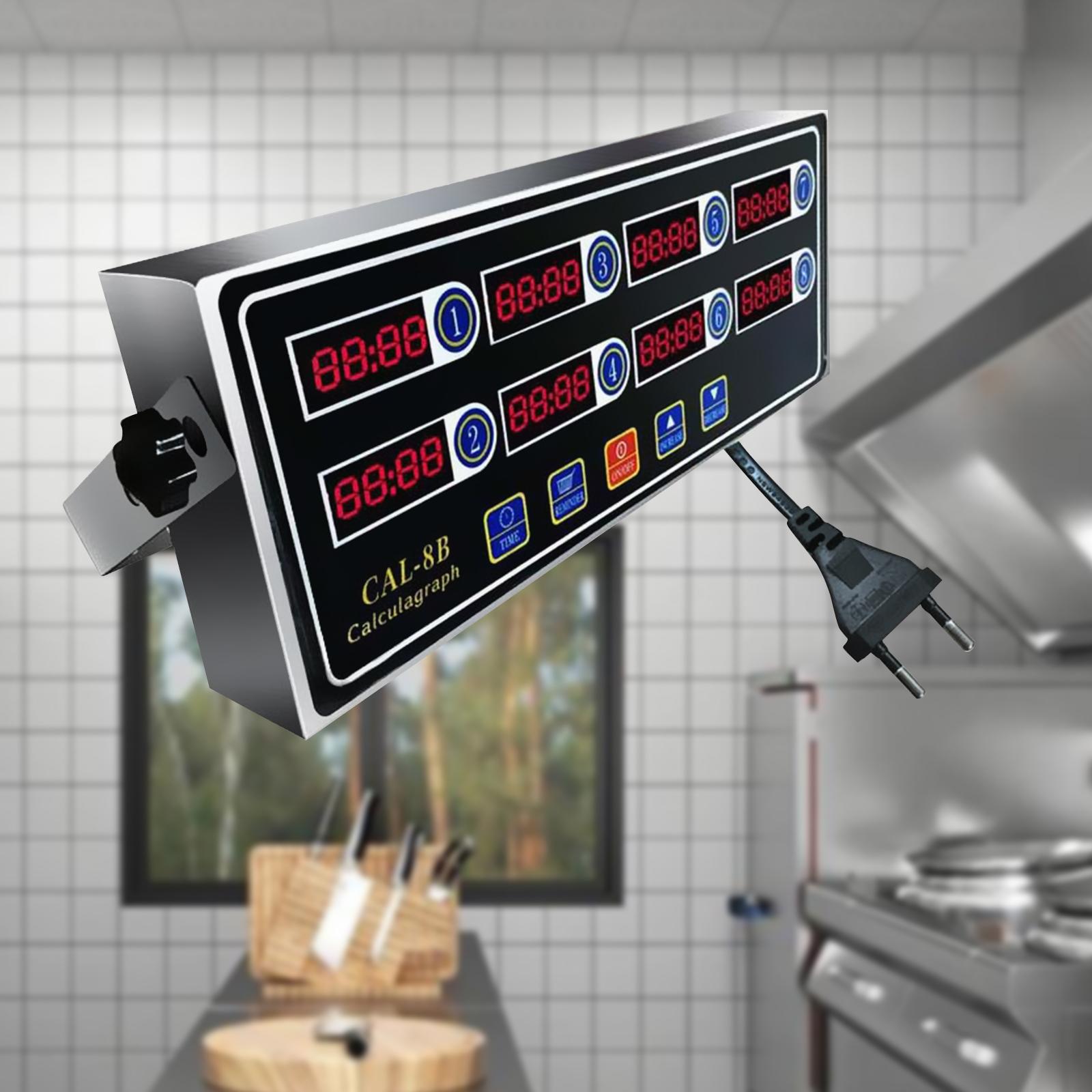 Коммерческий 8-канальный цифро – обзор и цена Commercial Kitchen Timer
